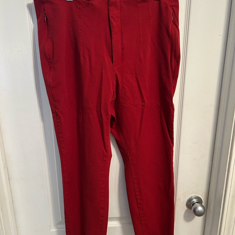 Old Navy Red Skinny Pants